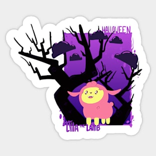 Lilla The Lamb | Halloween | Lilla The Lamb Sticker